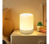 SOLIDEE LED Luz Nocturna Infantil, Lampara Bebe Regulable Táctil Para Dormitorio, Con Modo de Luz Cálida, Siete Modos de Gradiente de Color, Recargable por USB, Regalo Para Niños/Adulto