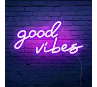 SOLIDEE Luminosos de Neon Letrero Neon con Base de Acrílico Alimentada por USB Luz de Neón Decorativas para Dormitorio Bar Club Festival Fiesta(púrpura)