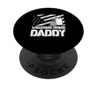 Solider Homecoming Militar Niño Bienvenido a casa Papá PopSockets PopGrip Adhesivo