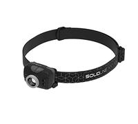 Solidline SH5 - Linterna frontal LED de alta potencia (350 lúmenes, alcance de 190 m, 25 horas de duración, incluye pilas incluidas)