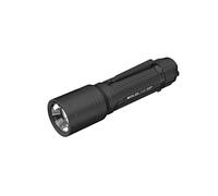 Solidline ST 8R Linterna LED súper brillante focalizable, recargable, 600 lúmenes, alcance de iluminación de 300 m, autonomía de 60 horas, batería, sistema de carga flotante, clip de bolsillo y