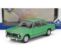 Solido Modelo diecast BMW 1602 (1971) – Clásico, puertas móviles, dirección, Verde Taiga 1:18