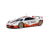 Solido 1:18 MCLAREN F1 GTR Short Tail White #8 Precio/BASCHER BPR GT 1995, Multicolor