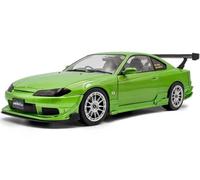 1:18 SOLIDO Nissan Silvia (S15) Coupe Spec-R Aero 1999 Green Met SL1812203