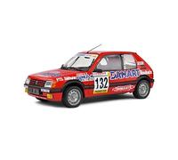 Solido 1:18 Peugeot 205 GTI 1,6L Red #132 DELECOUR/PAUWELS Rally Monte Carl