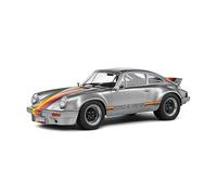 Solido Coche escala 1:18 Porsche 911 RSR Kremer Rally 1973 Plata