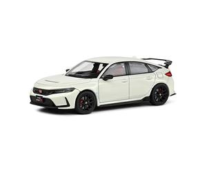 Solido 1:43 Honda Civic Type R 2022 Blanco - Die-Cast Modelo de Coche, Caja de Ventana con Base de plástico, 421438110