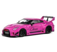 Solido 1:43 Nissan GTR35 LBWK Silhouette Purple 2019, Púrpura
