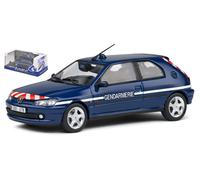 SÓLIDO 1/43 PEUGEOT 306 S16 GENDARMERÍA 1998 AZUL MODELO ESTÁTICO DIECAST