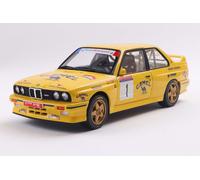 SÓLIDO 1801528 MINIATURA BMW E30 M3 GR.A AMARILLO N1 J.M.PONCE / J.C.DENIZ...