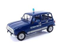 1978 Renault R4 4L GTL Gendarmerie Azul 1:18 Solido S1800104