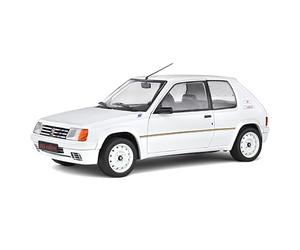Solido 421184400 - Maqueta de Coche Peugeot 205 Rallye 1987 421184400-1 (Escala 1:18), Color Blanco