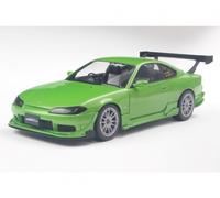 Sólido 421186484 - 1:18 Nissan Silvia S15 SPEC-R AERO Verde - Nuevo