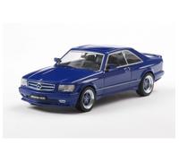 Solido Mercedes-Benz 560 Sec AMG - 1:43 Modelo de Coche en Linarit Azul, coupé de Lujo en Miniatura, Modelo de coleccionista detallado Die-Cast