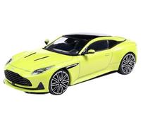 Solido Aston Martin DB12 2023 - Coche de Coche Die-Cast, Caja de Ventana con Base de plástico, Modelo de coleccionista de Lujo Deportivo Lime Essence, 1:43