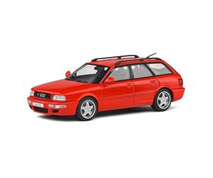 Solido - Audi RS2 Delantero Ningún Coche Coleccionismo Miniatura, 4310902, Red, 1/43ª