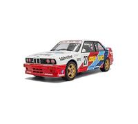 Solido BMW E30 M3# 27 - Coche de Turismo clásico diseño de automovilismo con Bordes de carrocería, número de despegue, Color Blanco 1:18