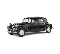 CITROEN TRACTION 11CV berline noire jantes blanches 1/18