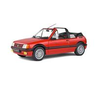 PEUGEOT 205 CTI - 1986 - red - SOLIDO 1:18