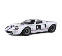 Solido Ford GT40 MK1 White Targa Florio 1967 Diecast Model Car S1803009 a escala 1:18