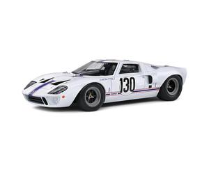 Solido Ford GT40 MK1 White Targa Florio 1967 Diecast Model Car S1803009 a escala 1:18