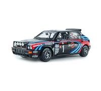 Solido Lancia Delta HF Integrale M Rally Tribute 1991 1:18 - Die-Cast - Modelo de Coche Coleccionable de Metal Negro con Base de plástico, Caja de Ventana