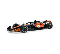 Solido McLaren MCL39#4 GP Monaco 1:18 - Die-Cast Fórmula 1 - Coche Conductor L. Norris, Naranja, Modelo de coleccionista, Caja de Ventana con Base de plástico