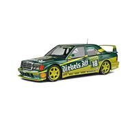 Solido- Mercedes 190 EVO II Ningún Coche Miniatura de colección, 1801009, Green/Gold, 1/18º