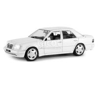 Solido Mercedes-Benz W124 E60 AMG 1994 | Diecast - Coche de coche deportivo con base de plástico, color blanco, escala 1:43