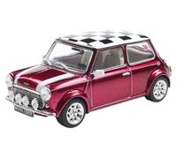 Solido Mini Cooper Sport 1997 Die-Cast - Coche de Ventana con Base de plástico, Modelo de coleccionista, Modelo de Coche pequeño, Color Morado, 1:43