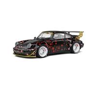 Solido Modelo de coche a escala 1:18 Porsche RWB, color negro