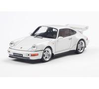 Solido Porsche 964 RS 3.8 (1994) - Clásico Compacto de los Noventa, Lacado en Blanco, alerón Trasero Fijo, Modelo Diecast Blanco, 1:43