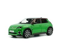 Solido Renault 5 E-Tech (2024) - Coche pequeño eléctrico Retro, líneas urbanas, Detalles Modernos, Modelo Diecast, Vert Pop Verde 1:18