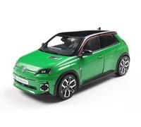 Solido Renault 5 E-Tech (2024) - Coche pequeño eléctrico Retro, líneas urbanas, Detalles Modernos, Modelo Diecast, Vert Pop Verde 1:18
