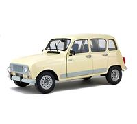 Solido S1800101 Renault 4 L GTL - Juguete de Modelo, Color Beige, Escala 1:18