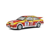 solido S1806103 1:18 Ford Sierra Cosworth-1987 Tour De Corse #11 Coche Coleccionable en Miniatura, Multicolor