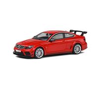 Solido- Mercedes CLK63 AMG Coche en Miniatura Coleccionable, Color Rojo ópalo de Fuego, 1/43ème (4311602)