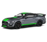 Solido SHELBY MUSTANG GT500 2020 GREY W/NEON GREEN 1:43