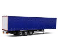 Solido TARPOLIN TRAILER FOR TRUCK RIMORCHIO BLUE/WHITE 1:24