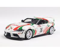 Solido Toyota GR Supra #36 - Coupé Deportivo Moderno, diseño de Carreras, número de Partida, Ruedas multiradios, Modelo Diecast, Blanco, Rojo y Verde, 1:18