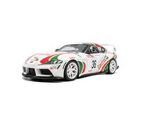 Solido Toyota GR Supra #36 - Coupé Deportivo Moderno, diseño de Carreras, número de Partida, Ruedas multiradios, Modelo Diecast, Blanco, Rojo y Verde, 1:18