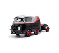 Solido VW T1 Kool Kombi B-Team 2024 1:18 Modelo 27 cm Die-Cast Metal, Gris/Negro
