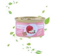 sólidos para el coche, ambientador de aire auto,Ambientador de fragancia sólida para coche - Ambientador de gel perfumado para el hogar, camión, bloque de madera, lata, aromaterapia, de larga duración