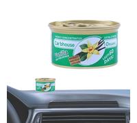 sólidos para el coche, ambientador de aire auto, Fragancia de bálsamo sólido para coche, Bálsamo ambientador de lata de bloque de madera para el hogar con efecto duradero