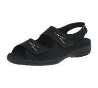 Solidus Sandalia para mujer Nubuck Wide Plantilla: extraíble