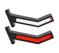 Solimery 2 Piezas 33LED Remolque LED Marcador Lateral IluminacióN Marcador de Contorno Luz de CamióN Van Luces LED para Remolque 12-24V