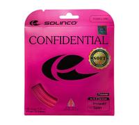 Solinco Confidential - Juego de cuerdas de tenis de copoliéster suave de 40 pies / 40 pies - Comodidad mejorada y control de precisión, cuerda de poliéster duradera optimizada para giro con tensión de