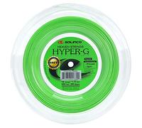 Solinco Hyper-G - Carrete de cuerda de tenis suave de 656 pies / 200 m más suave de alto rendimiento, monofilamento de copoliéster para potencia, giro y control, 18