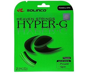 Solinco Hyper-G - Juego de cuerdas de tenis (16 L/1,25 mm)