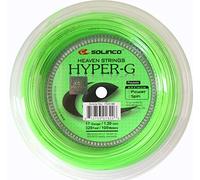 Solinco Hyper G - Mini carrete (328 pies), color verde lima (calibre 16 L, 1,25 mm)